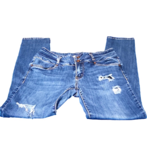 Refuge womens skinny distressed jeans sz. 10